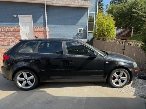 Black 2007 Audi A3 3.2 quattro