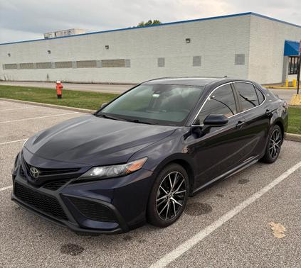 Blue 2021 Toyota Camry SE