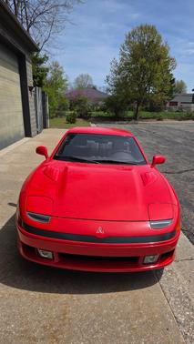 Red 1993 Mitsubishi 3000GT VR-4