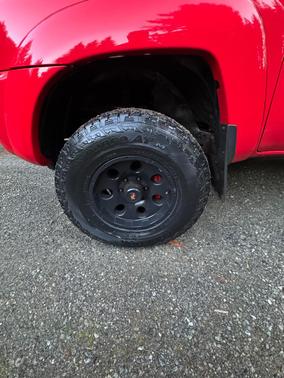 Red 2005 Toyota Tacoma Access Cab
