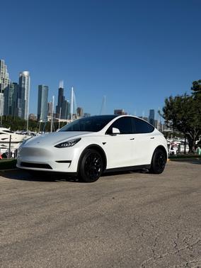White 2021 Tesla Model Y Long Range
