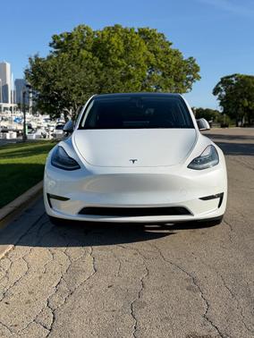 White 2021 Tesla Model Y Long Range