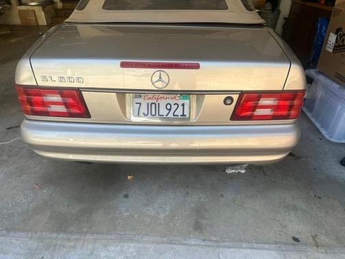 Beige 1999 Mercedes-Benz SL-Class SL500 Roadster
