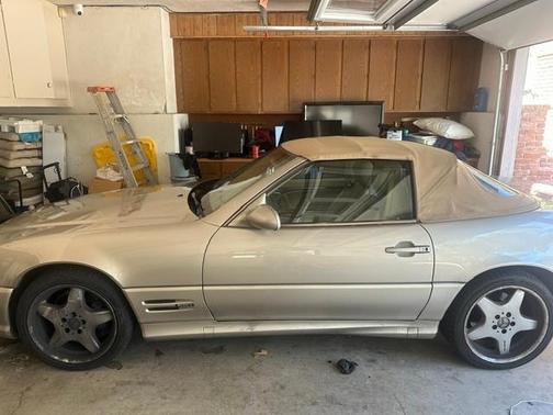 Beige 1999 Mercedes-Benz SL-Class SL500 Roadster