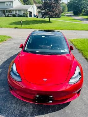 Red 2023 Tesla Model 3 Base