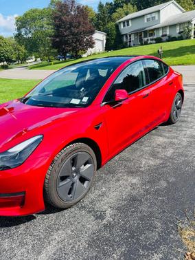Red 2023 Tesla Model 3 Base