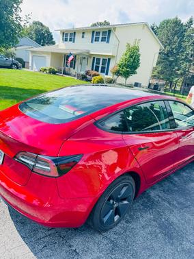 Red 2023 Tesla Model 3 Base