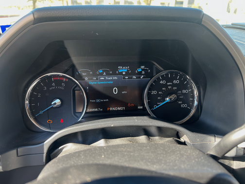 Blue 2017 Ford F-350 Lariat