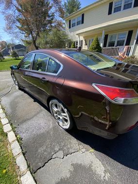 Red 2010 Acura TL 3.5