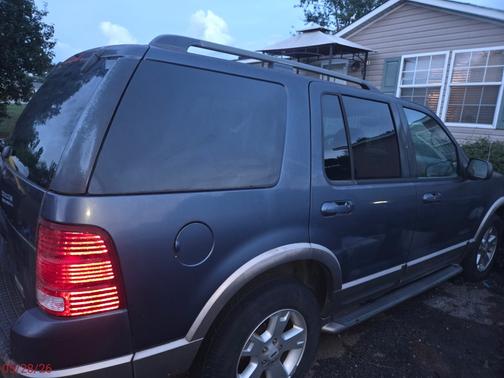 Blue 2003 Ford Explorer Eddie Bauer