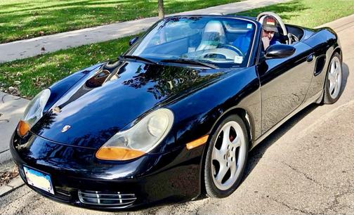 Black 2002 Porsche Boxster Boxster S