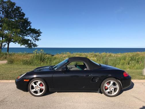 Black 2002 Porsche Boxster Boxster S