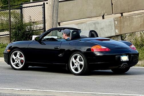 Black 2002 Porsche Boxster Boxster S