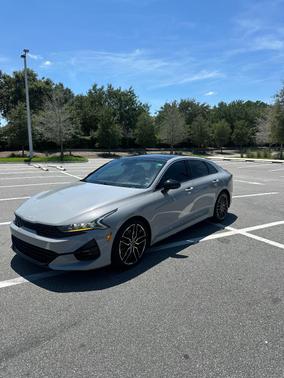 Gray 2022 Kia K5 GT