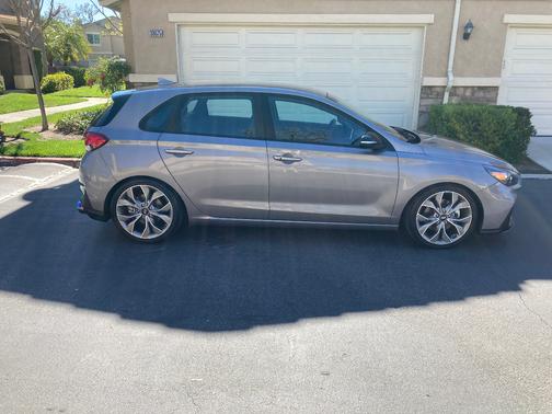 Gray 2020 Hyundai Elantra GT N Line