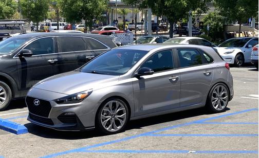 Gray 2020 Hyundai Elantra GT N Line