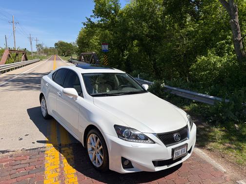 White 2012 Lexus IS 350 Base