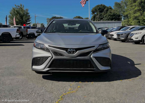 Silver 2022 Toyota Camry SE