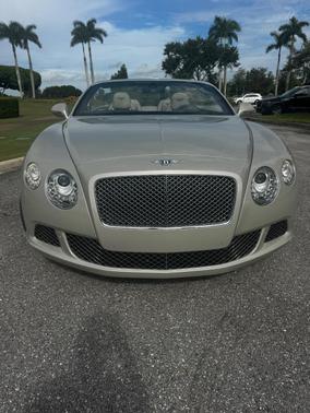 Beige 2014 Bentley Continental GT Speed