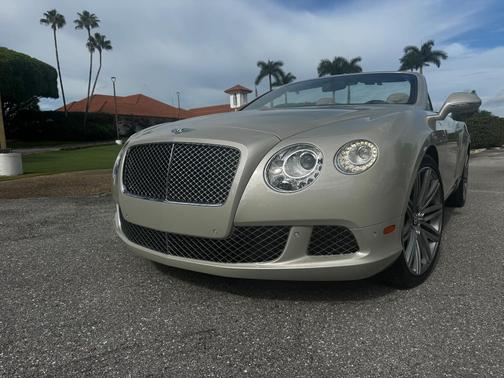 Beige 2014 Bentley Continental GT Speed