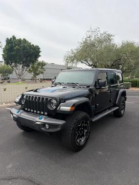 Black 2021 Jeep Wrangler Unlimited 4xe Rubicon