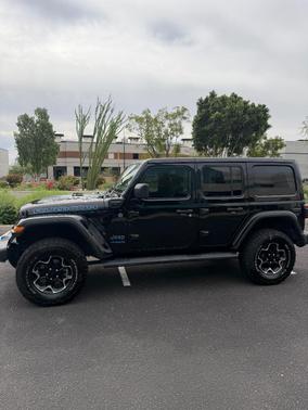 Black 2021 Jeep Wrangler Unlimited 4xe Rubicon