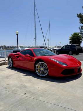 Red 2016 Ferrari 488 GTB Base
