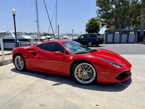 Red 2016 Ferrari 488 GTB Base