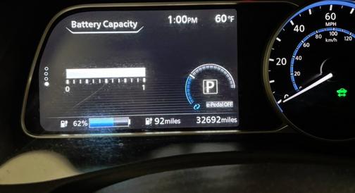 White 2018 Nissan Leaf S