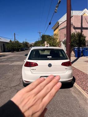White 2015 Volkswagen Golf DSG TDI SE