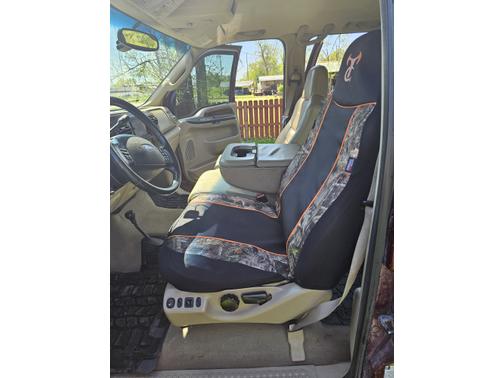 Red 2005 Ford F-350 Lariat Crew Cab Super Duty