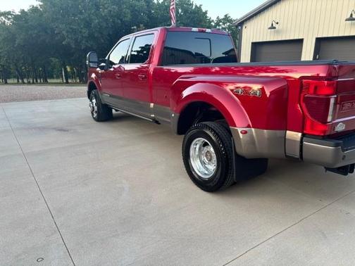 Red 2022 Ford F-350 King Ranch