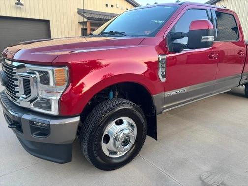 Red 2022 Ford F-350 King Ranch