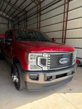 Red 2022 Ford F-350 King Ranch