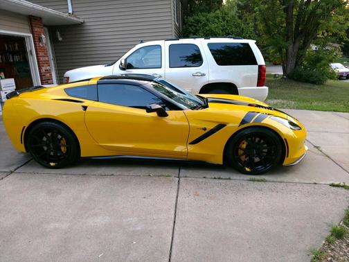 Yellow 2014 Chevrolet Corvette Stingray Z51