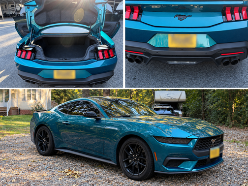 Blue 2026 Ford Mustang EcoBoost Premium