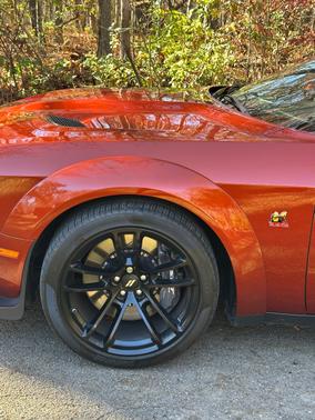 Orange 2023 Dodge Challenger R/T Scat Pack Widebody