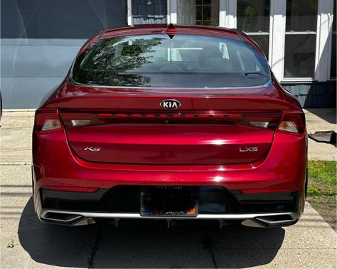 Red 2021 Kia K5 LXS