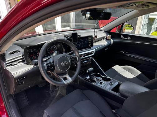 Red 2021 Kia K5 LXS