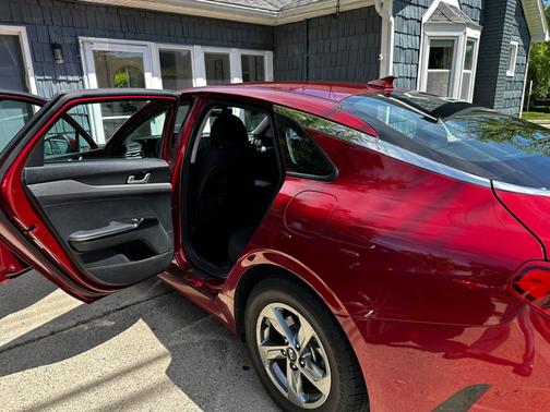 Red 2021 Kia K5 LXS