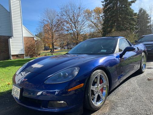 Blue 2007 Chevrolet Corvette Base