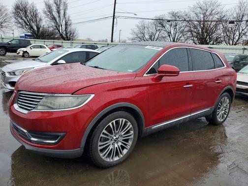 Red 2016 Lincoln MKX Reserve