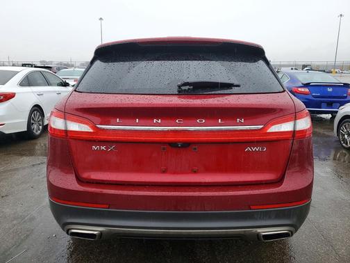 Red 2016 Lincoln MKX Reserve