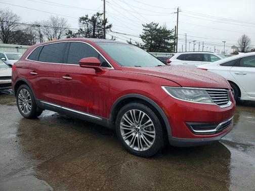 Red 2016 Lincoln MKX Reserve