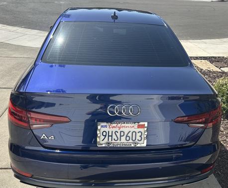 Blue 2019 Audi A4 Premium