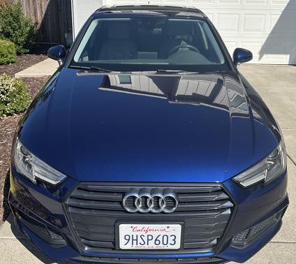 Blue 2019 Audi A4 Premium