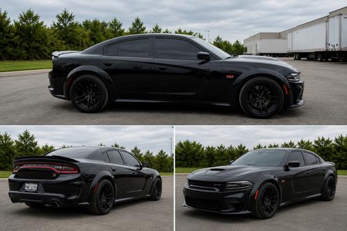 Black 2023 Dodge Charger Scat Pack Widebody