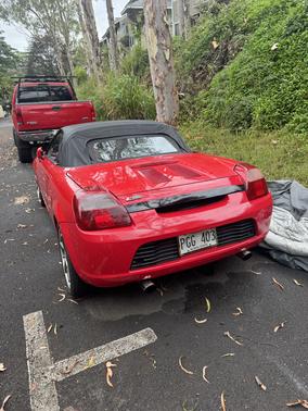 Red 2000 Toyota MR2 Spyder