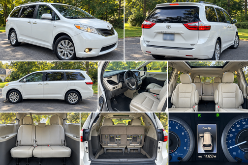 White 2017 Toyota Sienna XLE