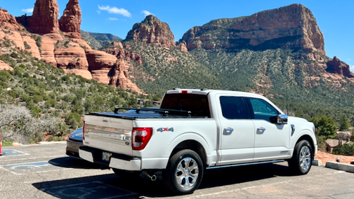 White 2023 Ford F-150 Platinum